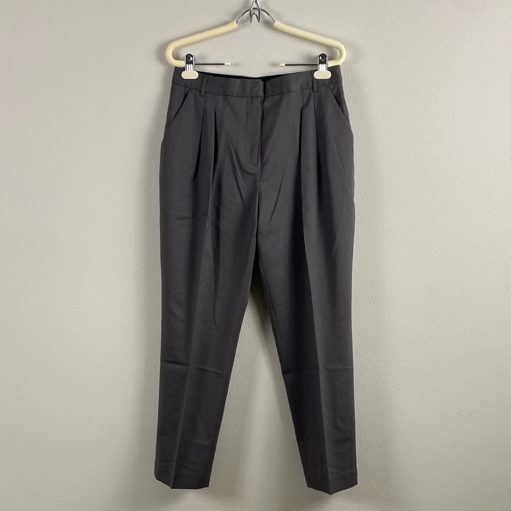 The Garment Copenhagen Banker Tapered Pant | Collection 1, Pleated Front | Gray